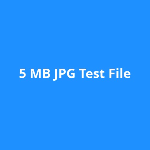5 MB JPG Test File